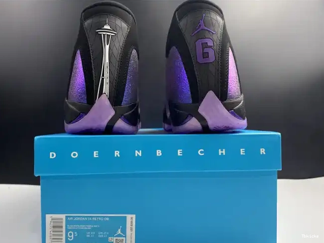 Reps TBK 14 AIR DOERNBECHER RETRO CV2469-001 JORDAN '' 0503